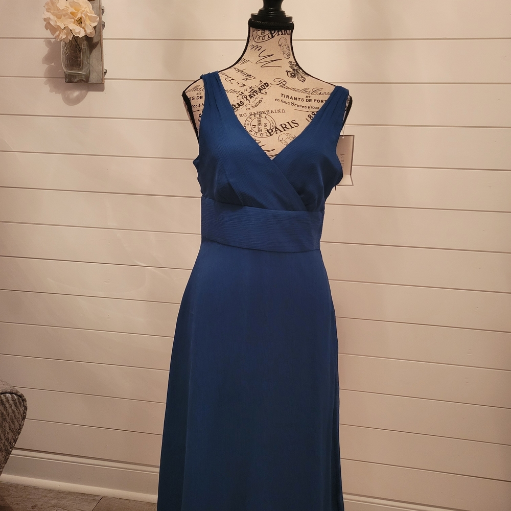 J.Crew Size 8 Brand NWT Blue Midi Dress